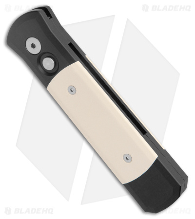 Pro-Tech Godson Tuxedo Automatic Knife Ivory Micarta (3.15" Satin) 751