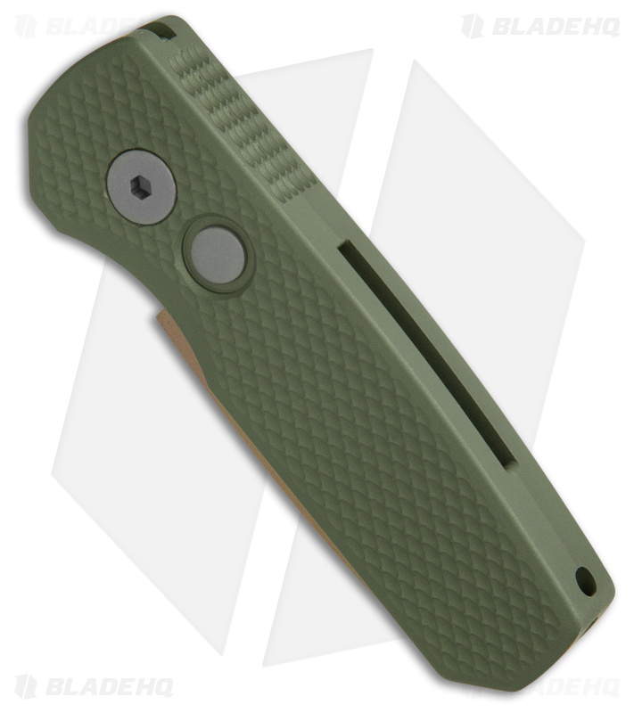 Pro-Tech Desert Warrior Runt 5 MagnaCut Reverse Tanto Automatic Knife - Textured
