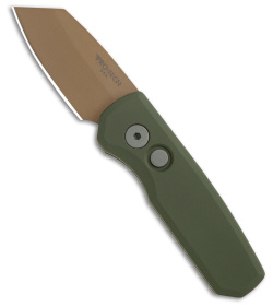 Pro-Tech Desert Warrior Runt 5 MagnaCut Reverse Tanto Automatic Knife - Smooth