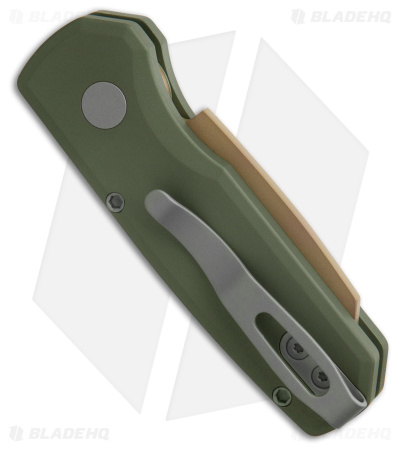 Pro-Tech Desert Warrior Runt 5 MagnaCut Reverse Tanto Automatic Knife - Smooth