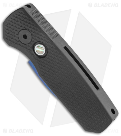 Pro-Tech Runt 5 Wharncliffe Black Al (Sapphire) - Blade HQ