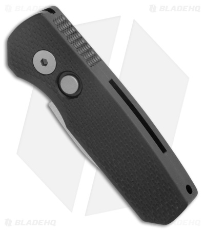 Pro-Tech Runt 5 Wharncliffe Automatic Knife Textured Black (1.9" SW MagnaCut)