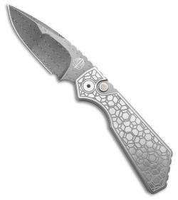 Strider + Pro-Tech PT Automatic Knife Gridlock Texture (3" Damascus)