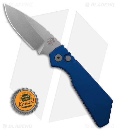 Strider + Pro-Tech PT Magnacut Automatic Knife Blue (2.75" Stonewash)