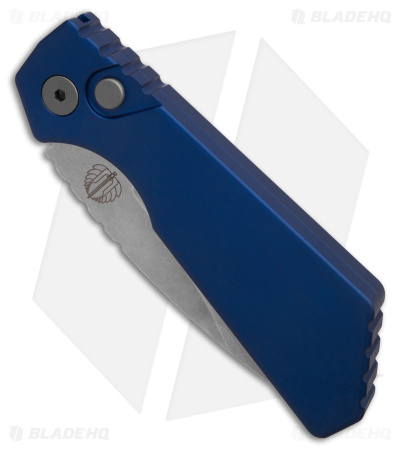 Strider + Pro-Tech PT Magnacut Automatic Knife Blue (2.75" Stonewash)