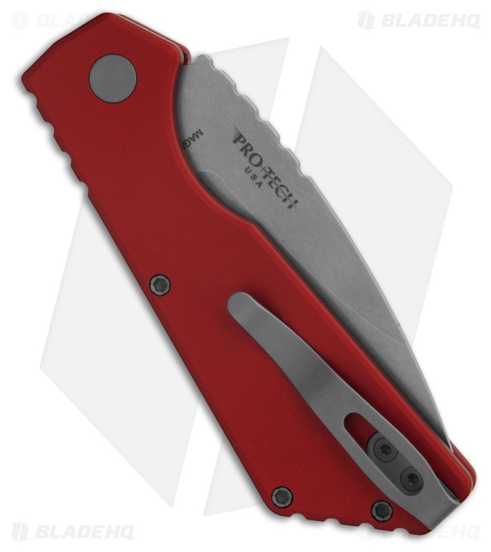 STRIDER PRO 赤　レッド　中古品⇨手渡し限定 Pro-Tech PT Automatic Knife Red Aluminum MagnaCut SW