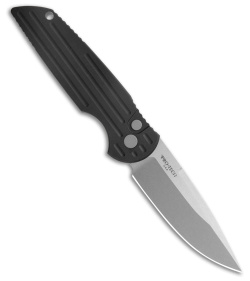 Pro-Tech TR-3 Tactical Response Automatic Knife Left Hand LH Black AL (3.5" SW)