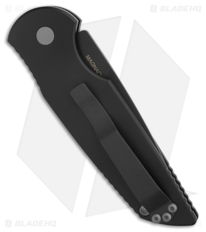 Pro-Tech TR-3 Automatic Knife Black Aluminum MagnaCut DLC