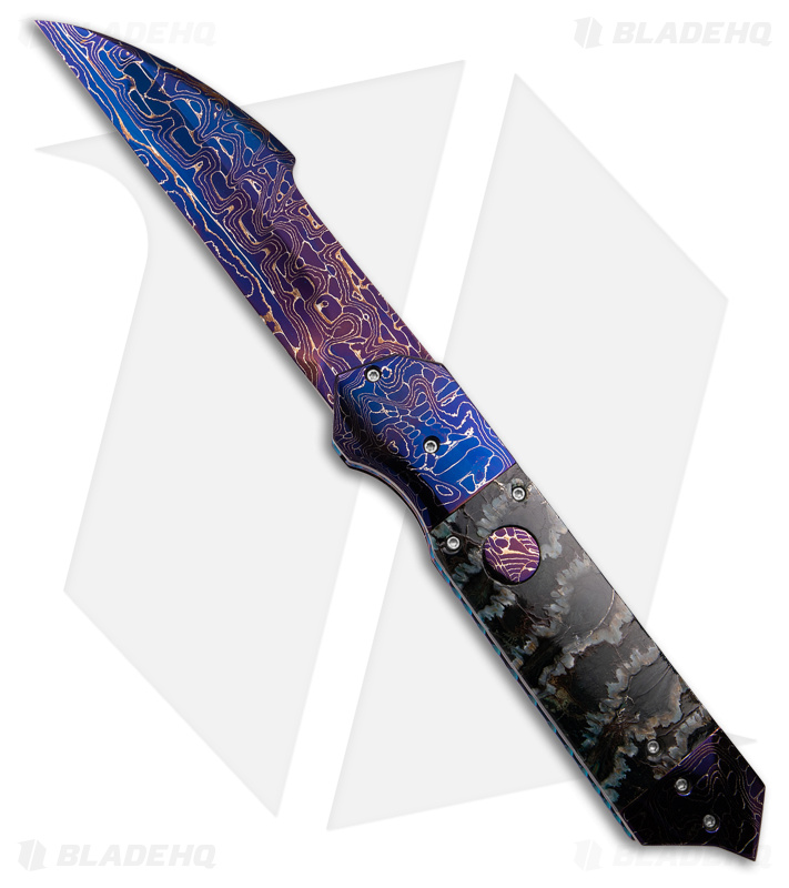 K Vallotton Custom Tac Rap Knife Mammoth (Dam) - Blade HQ