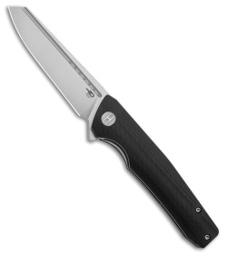 Bestech Knives Slyther Liner Lock Knife Black G-10 (3.7" Satin) BG51A-1