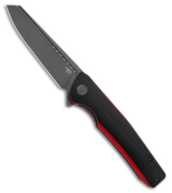 Bestech Slyther Liner Lock Knife Black/Red G-10 (3.7" Titanized Gray) BG51C