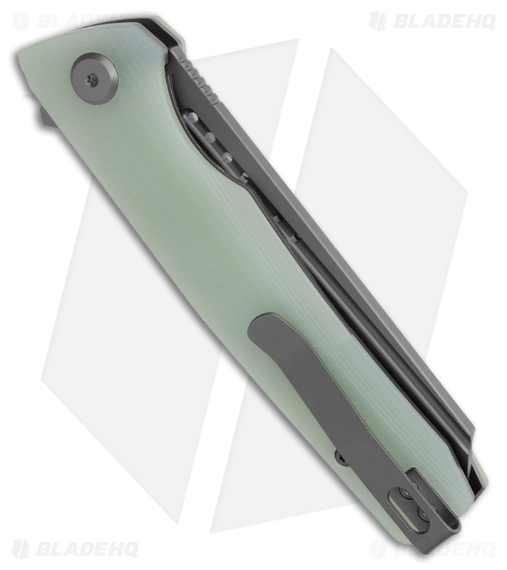 Bestech Knives Slyther Liner Lock Knife Jade G-10 (3.7" Titanized Gray) BG51B-3