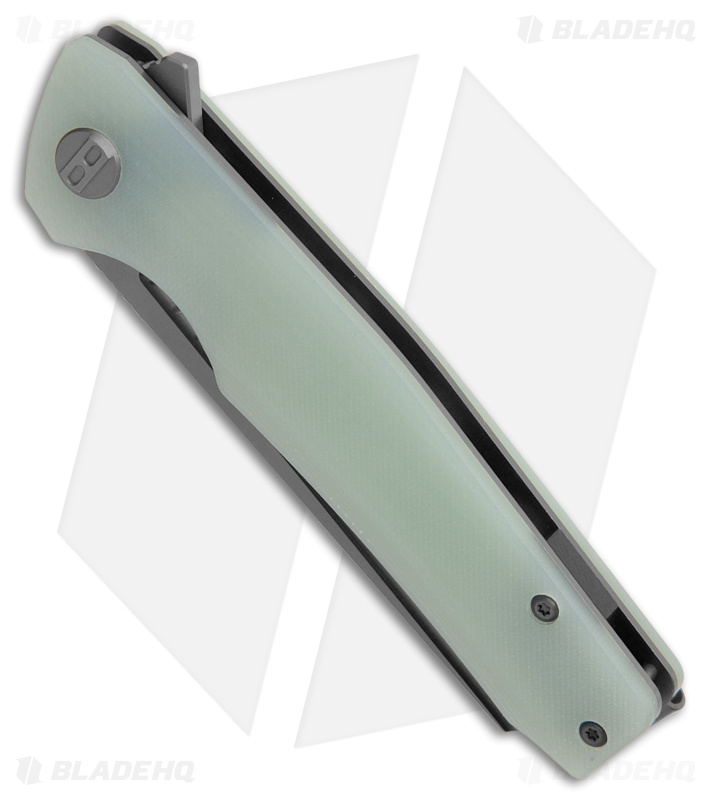 Bestech Knives Slyther Liner Lock Knife Jade G-10 (3.7" Titanized Gray) BG51B-3