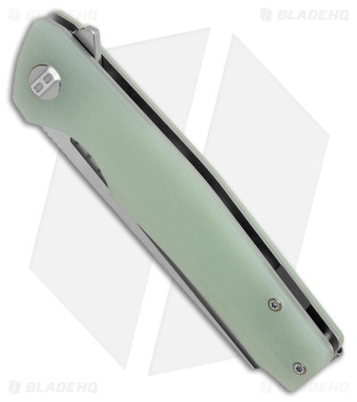 Bestech Knives Slyther Liner Lock Knife Natural Jade G-10 (3.7" Satin) BG51B-1