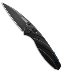 Blackhawk Officer Carry Crossbar Lock Knife Black Alumiunum (3.125" Black)