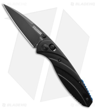 Blackhawk Officer Carry Crossbar Lock Knife Black Alumiunum (3.125" Black)