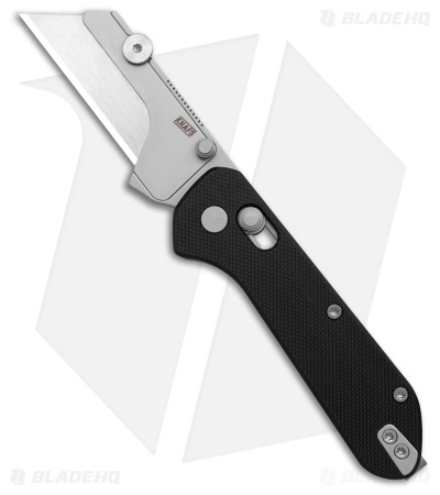 KNAFS Yuti Crossbar Lock Utility Knife Black G-10 (2" Satin)