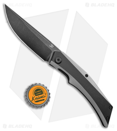 Kansept Knives Naska Frame Lock Knife Two-Tone BB Ti (3.75" BW S35VN)