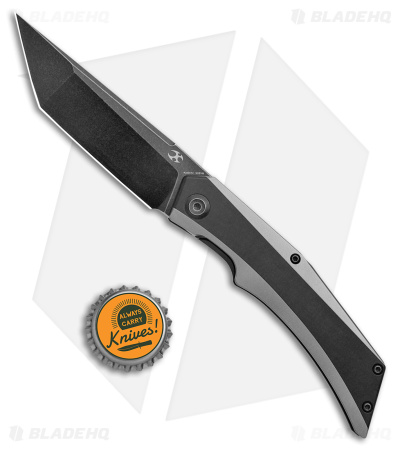 Kansept Knives Naska Frame Lock Knife Two-Tone BB Ti (3.75" BW S35VN)