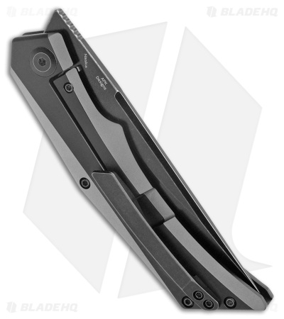 Kansept Knives Naska Frame Lock Knife Two-Tone BB Ti (3.75" BW S35VN)