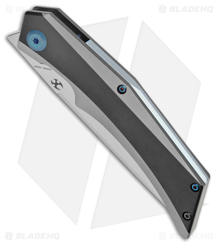 Kansept Knives Naska Frame Lock Knife Two-Tone BB Ti (3.75" SW S35VN)