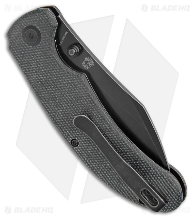 Kansept Knives Nesstreet Liner Lock Knife Black Micarta (3.5" Black S35VN) 