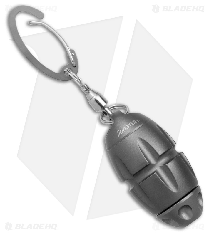 Lionsteel Eggie Driver Tool Keychain - Titanium EG-GY