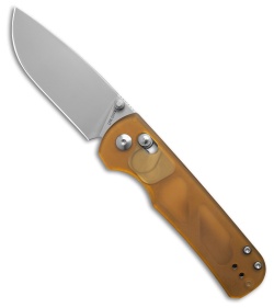 Olight Rubato 4 Drop Point Crossbar Lock Knife Yellow Ultem (3" Satin S35VN)
