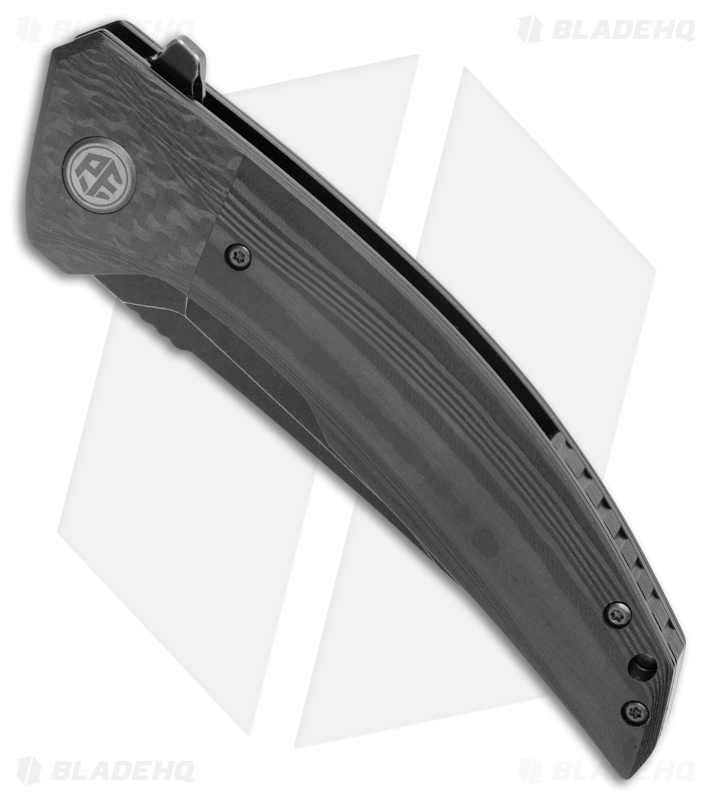 FAB Tip the Barkeep/心付け 英CF Petrified Fish Deepsea Liner Black CF (Satin) - Blade HQ