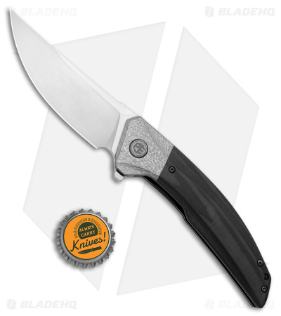 Petrified Fish Deepsea Liner Lock Knife Carbon Fiber (3.6" Satin K110) PFP05 
