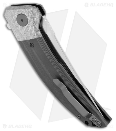 Petrified Fish Deepsea Liner Lock Knife Carbon Fiber (3.6" Satin K110) PFP05 