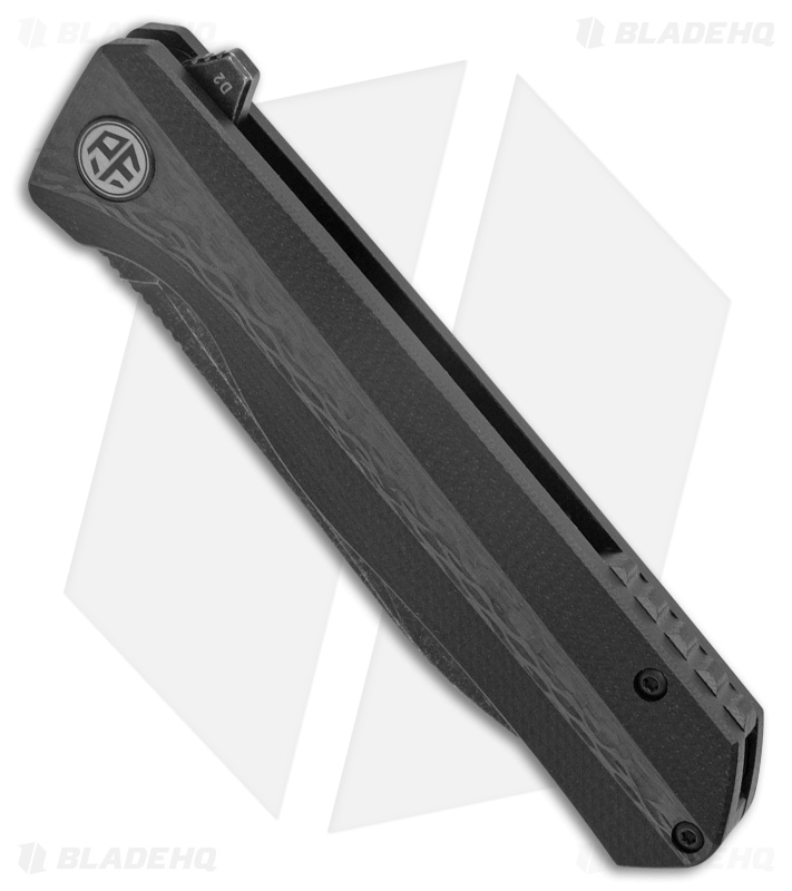 Petrified Fish Forward Liner Lock Knife CF (3.5" Blackwash D2) PF818CDW