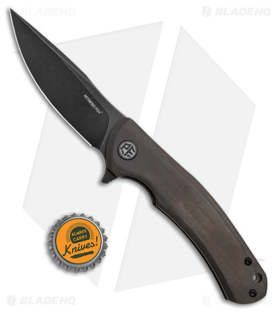 Petrified Fish Warrior Liner Lock Knife Carbon Fiber (3.5" BW) PF949