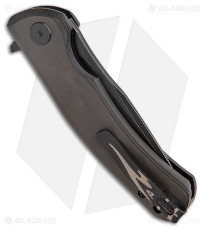 Petrified Fish Warrior Liner Lock Knife Carbon Fiber (3.5" BW) PF949