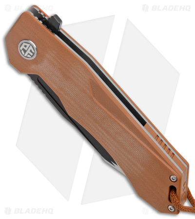 Petrified Fish Golde Liner Lock Knife Brown G-10 (3.7" Two-Tone K110) PF969