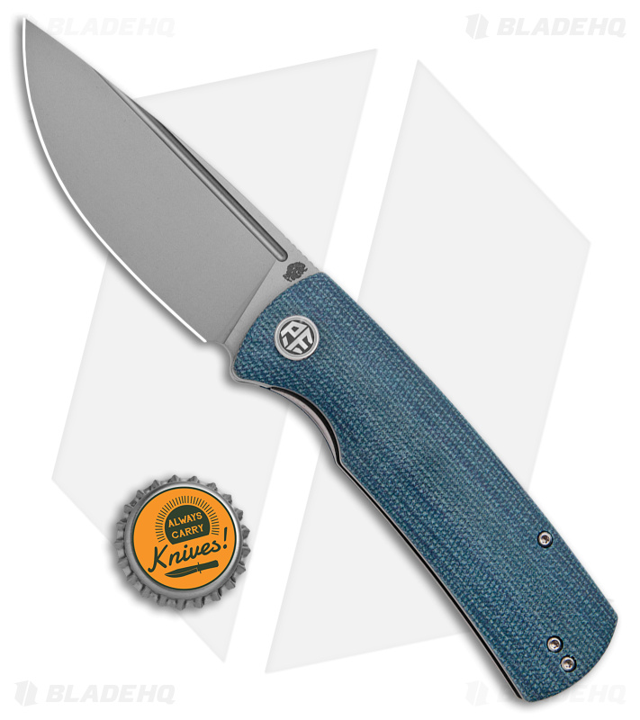 Petrified Fish PFP01 Beluga Liner Lock Knife Micarta - BHQ