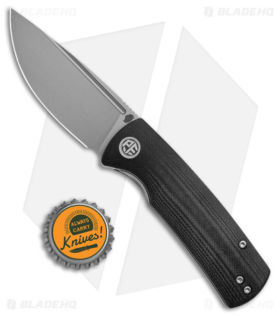 Petrified Fish Small Beluga Liner Lock Knife Black G-10 (3" BB) PFP01