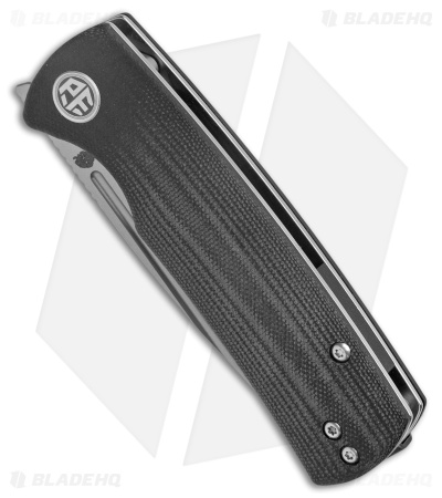 Petrified Fish Small Beluga Liner Lock Knife Black G-10 (3" BB) PFP01