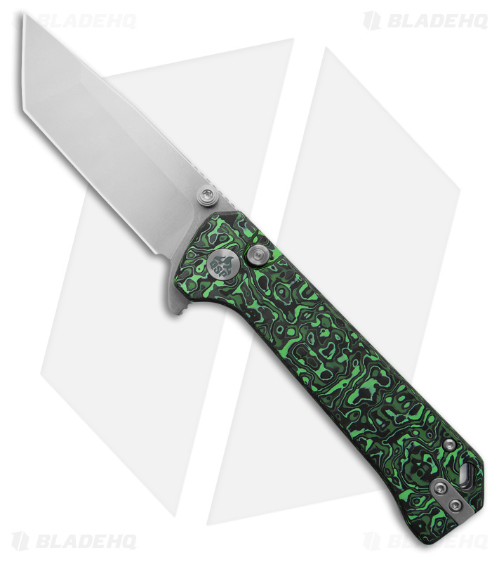QSP Grebe: SW S35VN Tanto & Green Carbon Fiber | Blade HQ