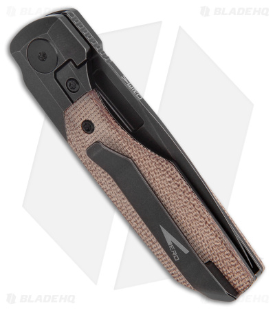 Vero Engineering Mini Synapse Frame Lock Knife Titanium Natural Micarta (3" BW)