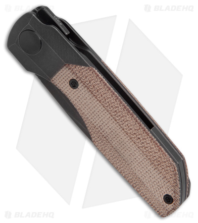 Vero Engineering Mini Synapse Frame Lock Knife Titanium Natural Micarta (3" BW)