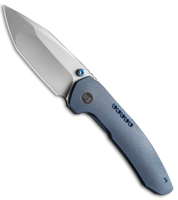 WE Knife Co. Trogon Frame Lock Knife Blue Titanium (3.2" BB) WE22002B-1