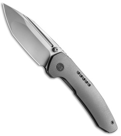 WE Knife Co. Trogon Frame Lock Knife Gray Titanium (3" BB) WE22002-1