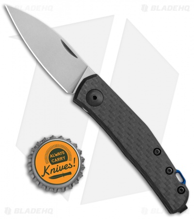 Zero Tolerance Anso 0235 Slip-Joint Knife Carbon Fiber (2.6" Stonewash) ZT