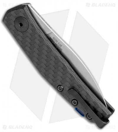 Zero Tolerance Anso 0235 Slip-Joint Knife Carbon Fiber (2.6" Stonewash) ZT