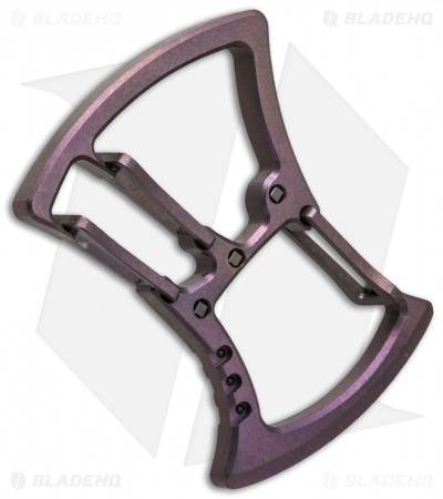 Savidan Knives Guillotine Carabiner Keychain Tool - Purple Titanium