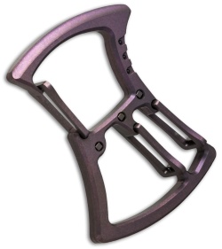 Savidan Knives Guillotine Carabiner Keychain Tool - Purple Titanium