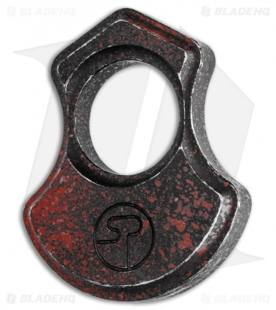 Serge Panchenko X-1 Knuck Red Specked Black Tumbled Aluminum/Copper