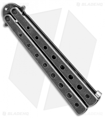 Boker Magnum Balisong Trainer Butterfly Knife (3.75" Black SW) 01MB612
