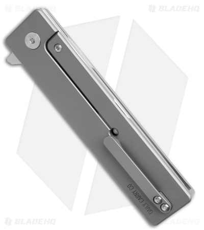 Daily Carry Co. Vanguard Pro Frame Lock Knife Titanium (3.4" Satin)
